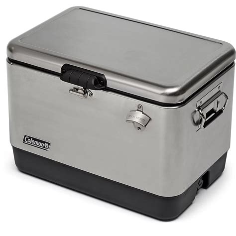 stainless steel coleman ice box|coleman cooler ice packs.